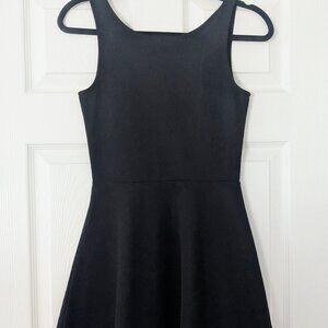H&M Divided Fit&Flare Black Dress - Size 6